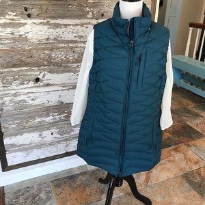 tunic down vest